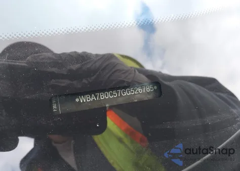 2016 BMW 750I xDrive из США, поврежденный, VIN WBA7B0C57GG526785